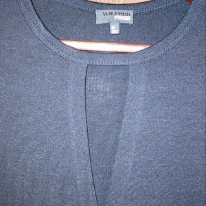 WILFRED FREE long sleeve cut out mini dress